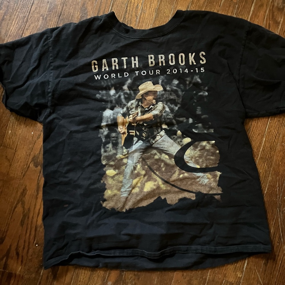 Garth Brooks World Tour Black T-Shirt